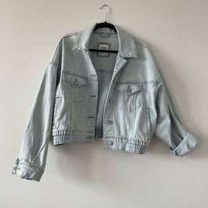 Abercrombie Cinched hem Denim Jacket